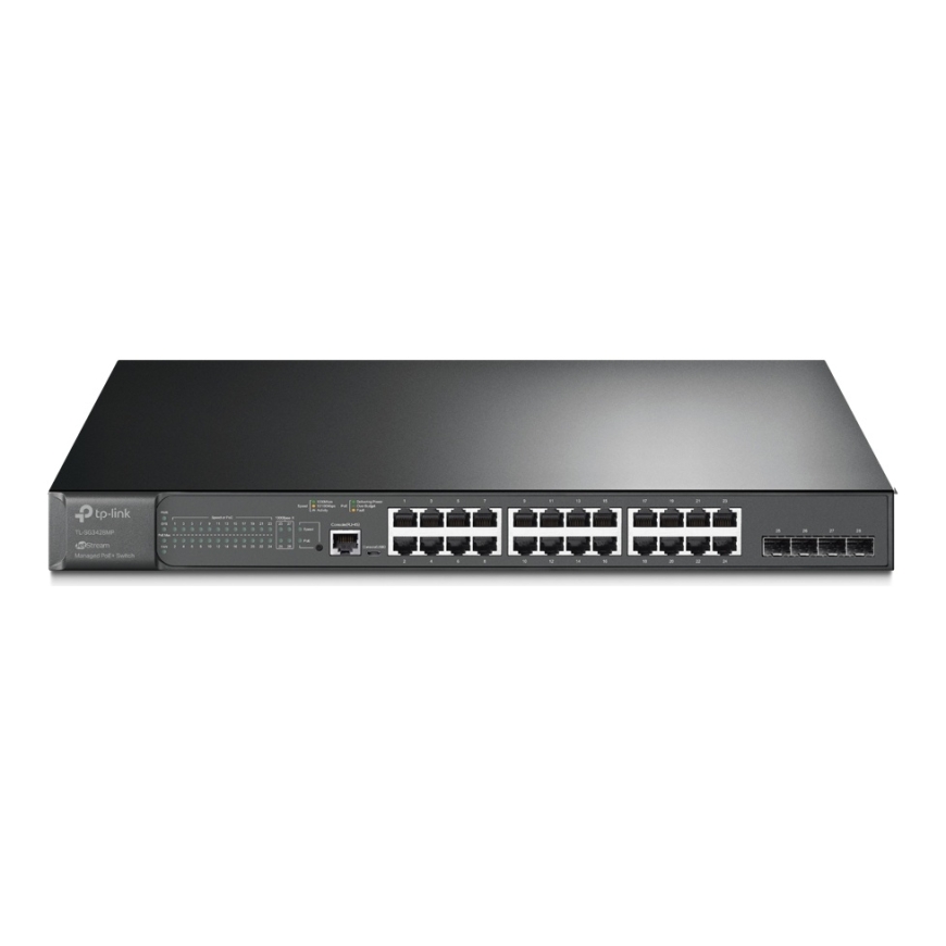 TP-Link JetStream 28-Port Gigabit L2 Managed Switch with 24-Port PoE+ – 2