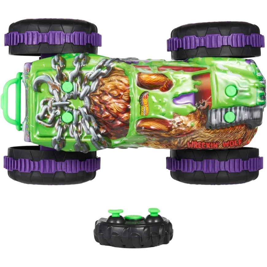Mattel HOT WHEELS MONSTER TRUCKS RC mudel – Wreckin' Wolf (JMM77) – 3