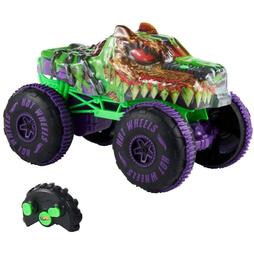 Mattel HOT WHEELS MONSTER TRUCKS RC modelis – Wreckin' Wolf (JMM77) – 5
