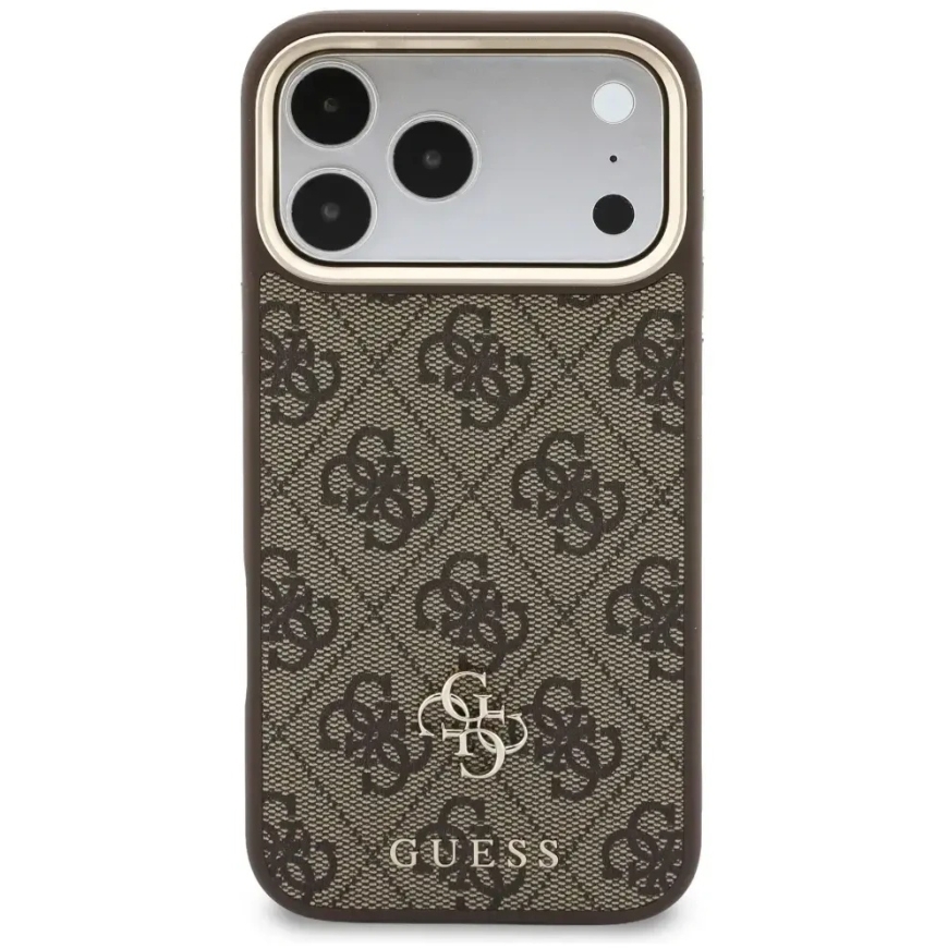 Чехол Guess 4G с кошельком MagSafe для iPhone 18 Pro / 17 Pro коричневый – 3