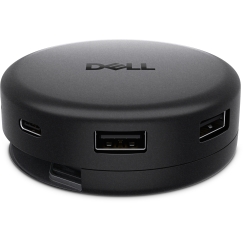 DELL DA326 Vadu USB 3.2 Gen 1 (3.1 Gen 1) Type-C Melns