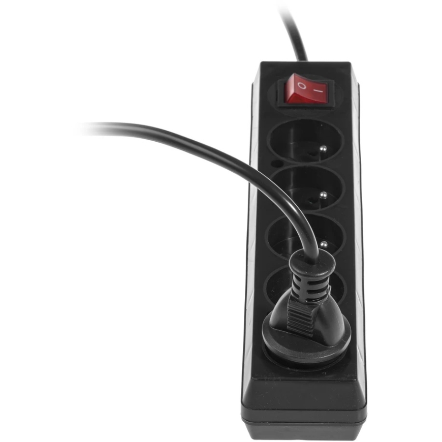 Plastrol Stationary Extension Cord with Five-Socket Plug Block – 4