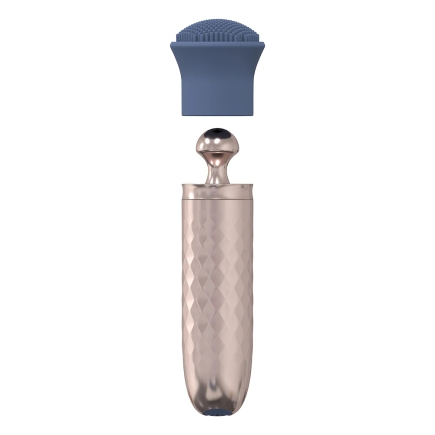 Loveline By Shots The Thrill - 10 Speed Interchangeable Vibrator - Mėlyna – 3