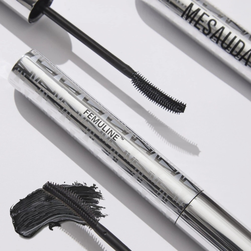 Mesauda Milano Femuline Volumizing Ripsiväri, Tilavuutta Antava Ripsiväri, Sävy: Musta, 9 ml – 3
