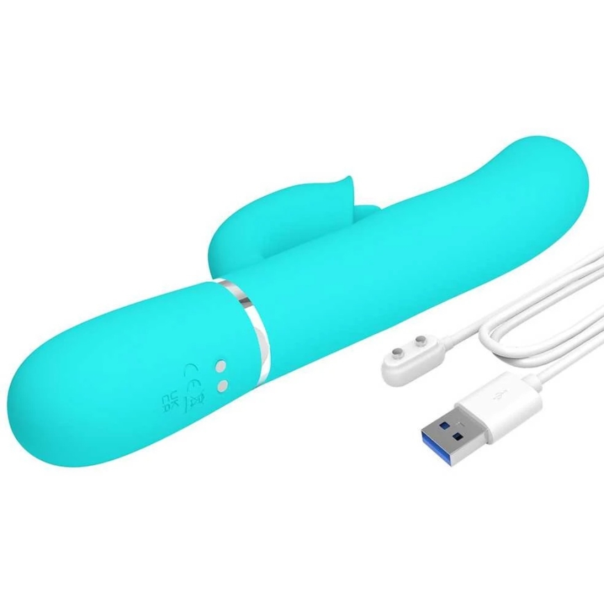 Pretty Love Flirtation PRETTY LOVE - Gigi light blue, 7 vibration functions, 7 licking modes – 2