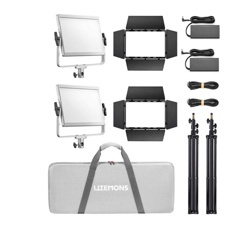 Valaistuslaitteet - Godox Litemons LP1200R 2 valon RGB LED-paneelisarja – 3