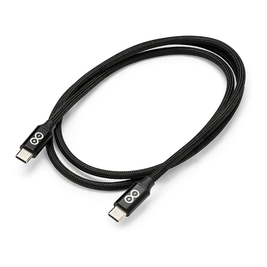 USB C 24 kontaktu kabelis - USB C - melns - 1 m - Arduino