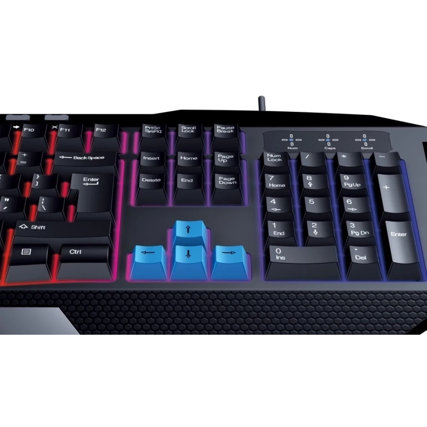 Genius GX GAMING Scorpion K215 juhtmega klaviatuur (USB) CZ/SK, must – 3