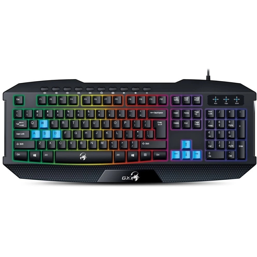Genius GX GAMING Scorpion K215 vadu tastatūra (USB) CZ/SK, melna – 4