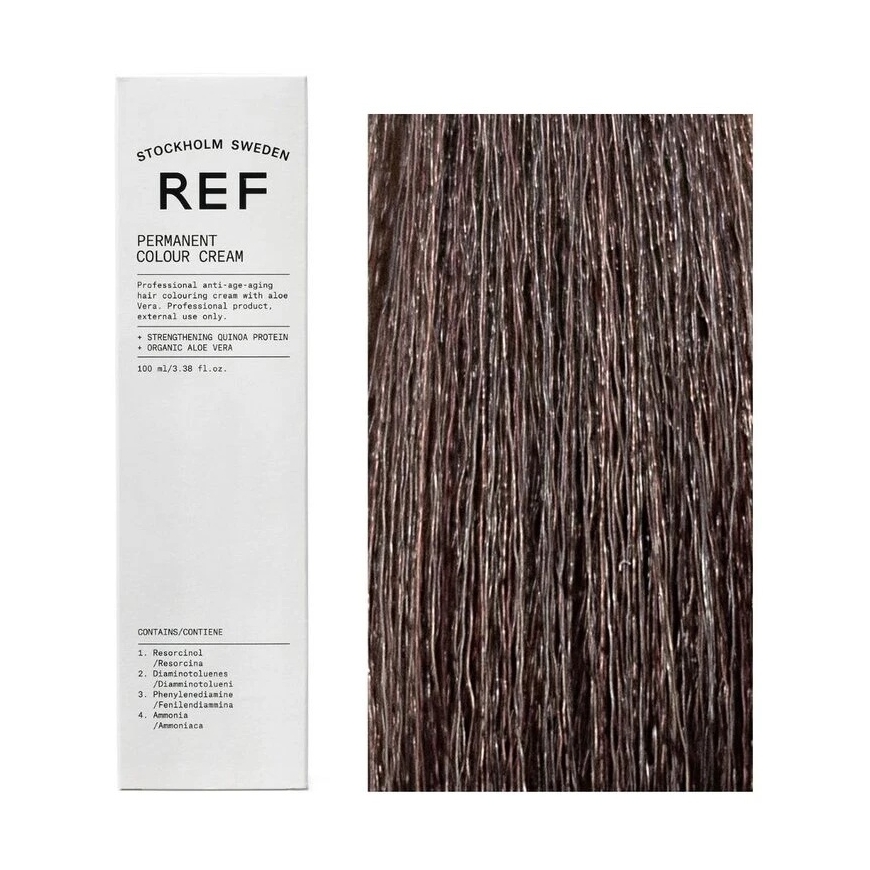REF Permanent Colour Vegan Непостоянные красители для волос 4.4 Медь коричневый, 100 мл