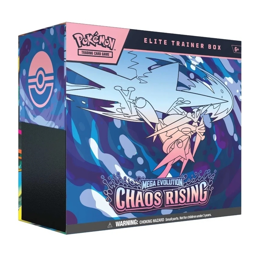 The Pokemon Pokemon TCG: Mega Evolution - Chaos Rising Elite Trainer Box