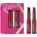 CLINIQUE_SET Cult Classic lūpu duo lūpāmoji Melnais Medus 1,2 g + lūpāmojis Rozā Medus 1,2 g