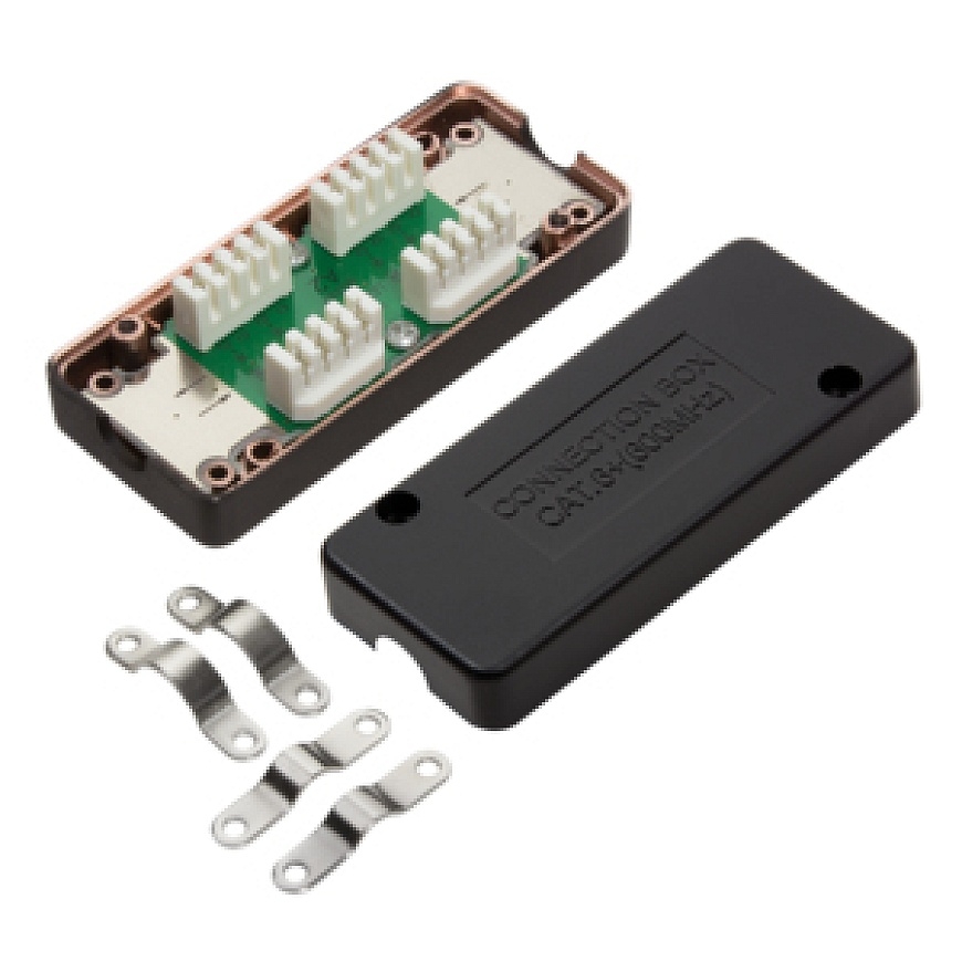 LogiLink NP0012B сетевая распределительная коробка Cat6e Черный – 3