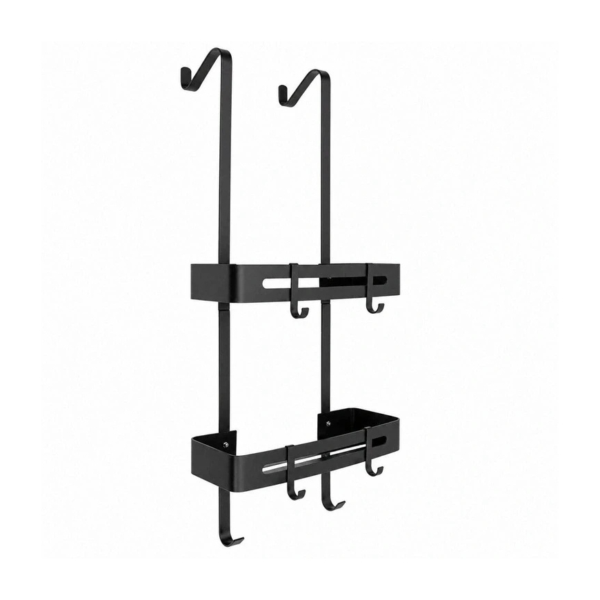 DA595B Kaksoispidike kylpyhuoneshelf – 5