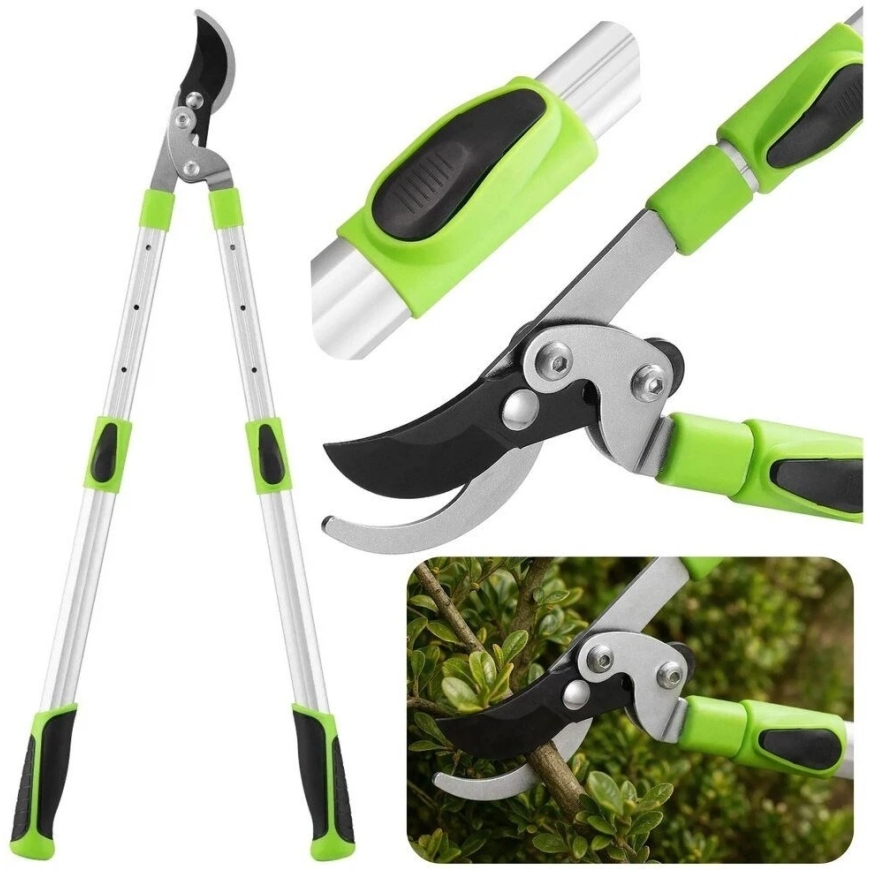 Lean Telescopic Garden Shears Pruning Shears with Non-Slip Handles 68–92 cm – 5