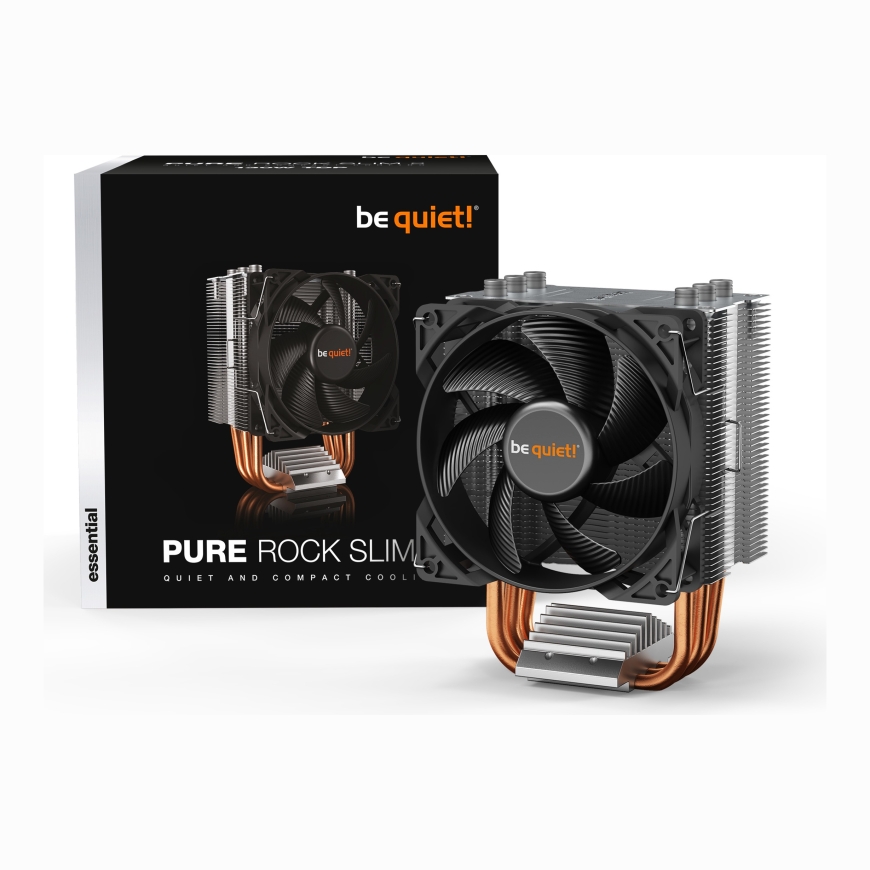 be quiet! PURE ROCK SLIM 2 Protsessor Õhujahuti 9,2 cm Hõbe 1 tk – 5