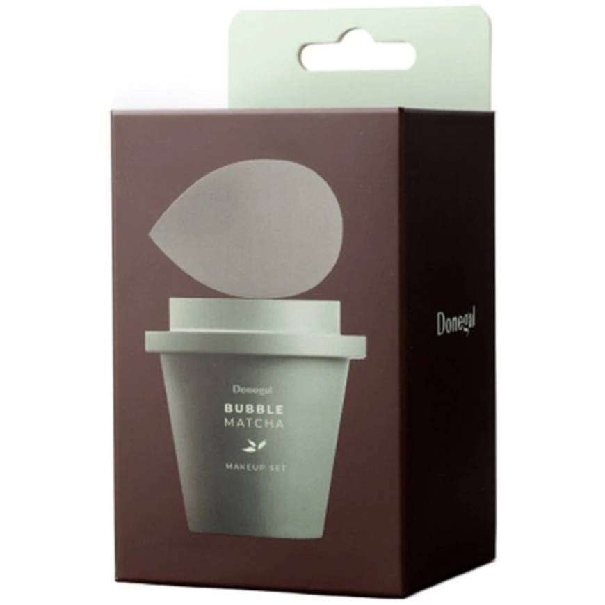 Donegal Bubble Matcha Makeup Sponge + Case 4366 – 3