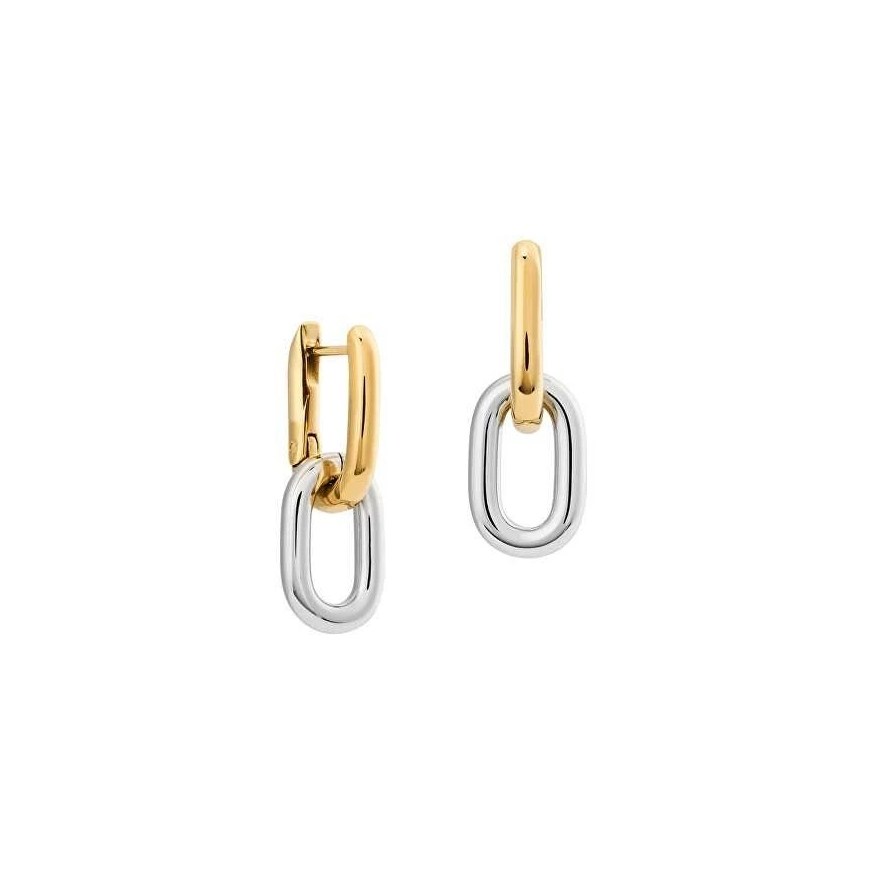 Daniel Wellington Two-Tone Bold Earrings 2in1 Contrasting Chains DW00401979