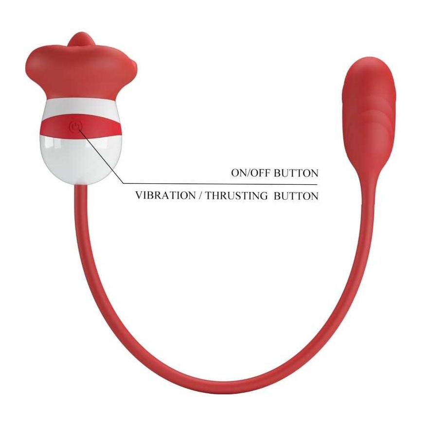 PRETTY LOVE - Aliyah, 5 suction settings and 5 thrusting functions