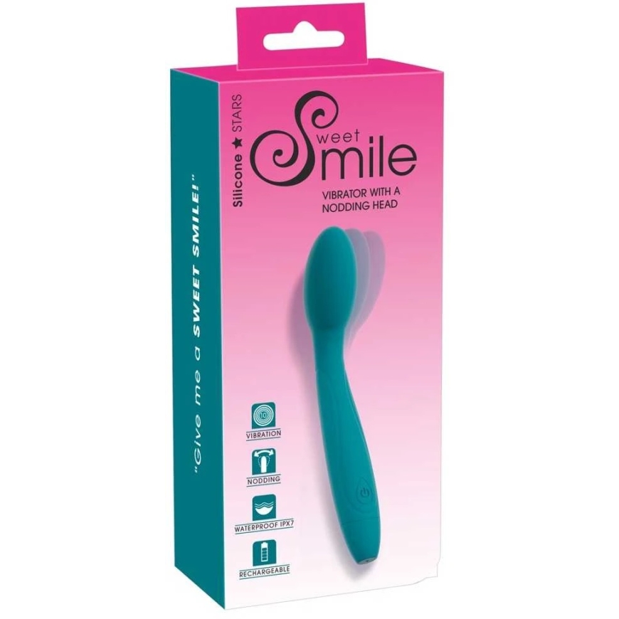 Smile Smiley Vibrator with Flickering Head
