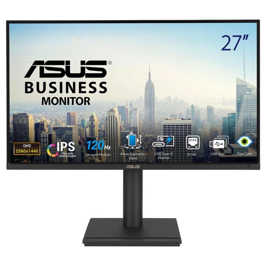 ASUS BE27ACGN монитор для ПК 68,6 cm (27") 2560 x 1440 пикселей Quad HD ЖК Черный
