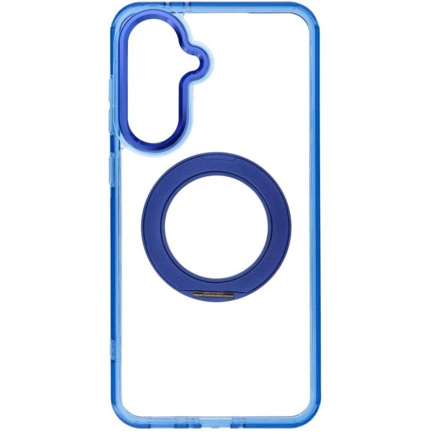 Samsung A36 Frame Circle Stand vāks, saderīgs ar MagSafe, granāts