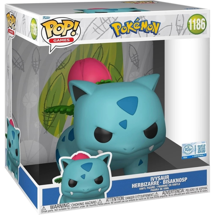 FUNKO POP! Vinyylihahmo: Pokémon - Ivysaur, 25 cm