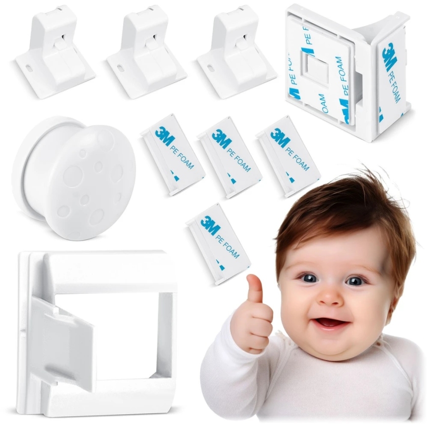 Ricokids 798000 magnetinės spintelės spyna 4 vnt – 2