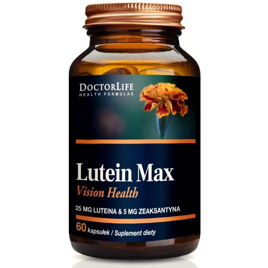 Doctor Life Lutein Max luteiin 25 mg + zeaksantiin 5 mg toidulisand 60 kapslit