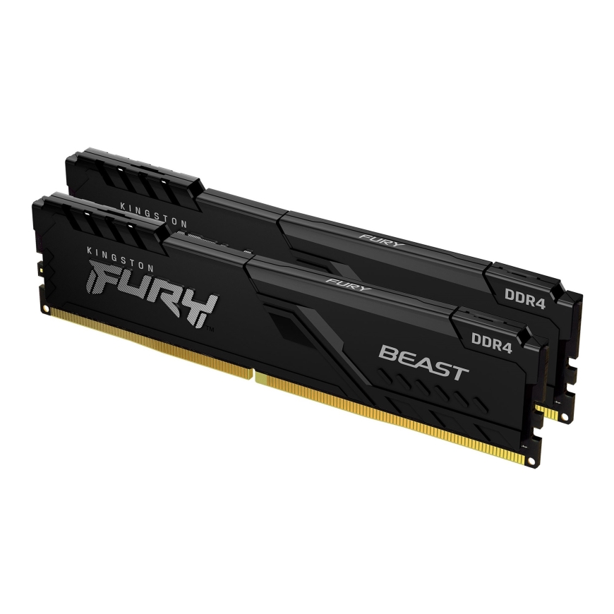 Kingston Technology FURY Beast atminties modulis 16 GB 2 x 8 GB DDR4 3200 MT/s 288-pin DIMM