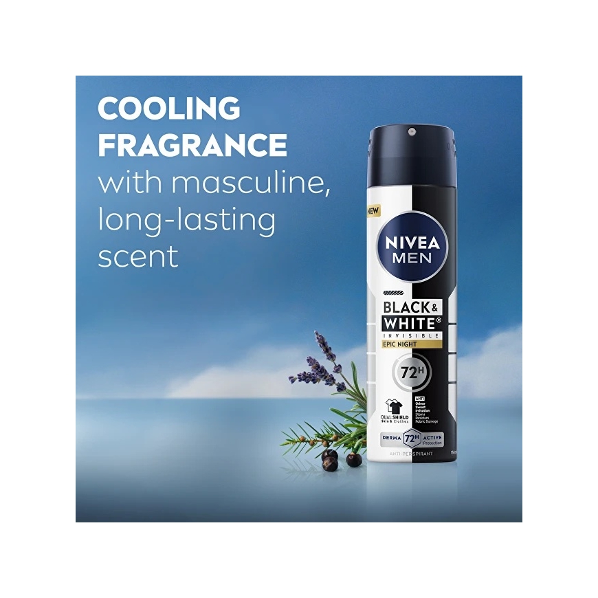 Nivea antiperspirants B&W Epic Night 200 ml – 2
