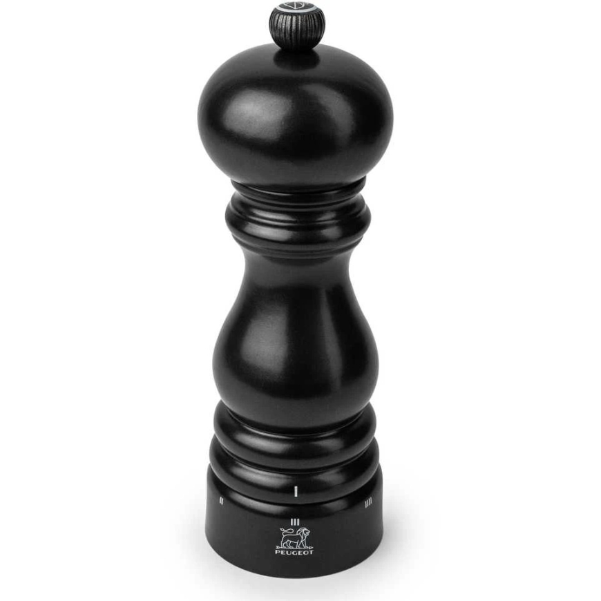 Peugeot suolamylly, 18 cm, satiinimustana, uSelect Z, Paris
