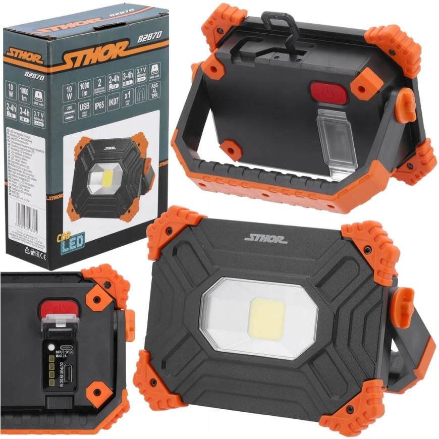 Sthor Toya Sa Poola Kandela | 10W COB LED | 1000 lm | power bank funktsiooniga (82870) – 3