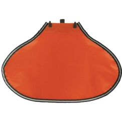 Neck protection for helmet ABUS, orange