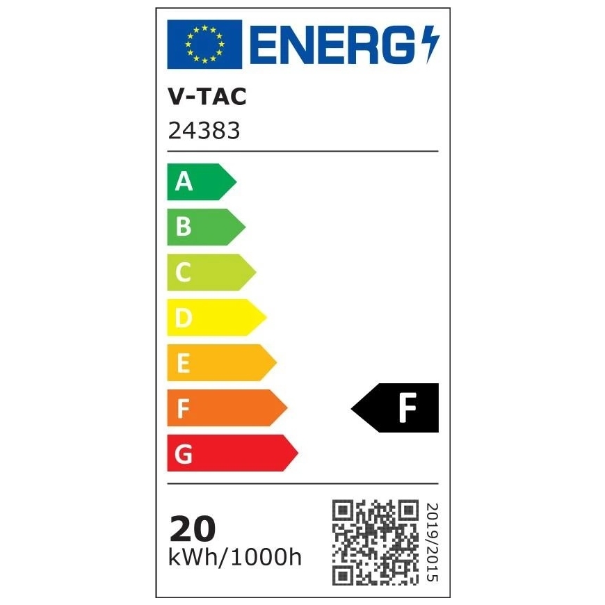 LED lamp V-TAC 20W 4000K must 60cm – 5