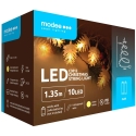 LED spuldzes - Modee ML-C3012 priedes čiekuru virtene, 1,35 m, 10 LED, silti balta LED spuldzes - Modee ML-C3012 priedes čiekuru virtene, 1,35 m, 10 LED, silti balta