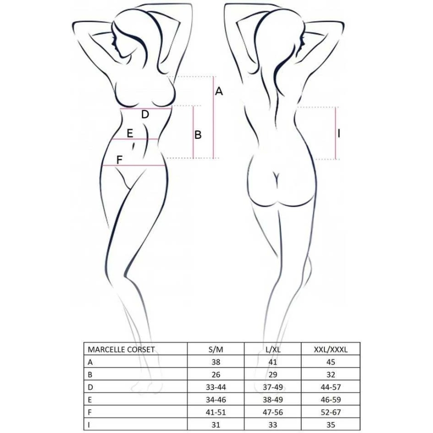 Нижнее белье - MARCELLE CORSET черный XXL/XXXL - Casmir – 3