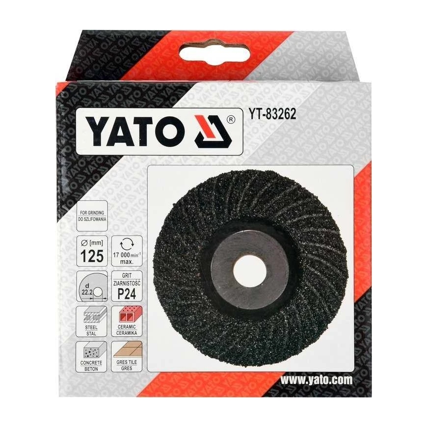 Toya Sa Poland Šlifavimo diskas universalus | elastinis | P24 / 125 mm (YT-83262) – 3
