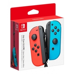Nintendo Joy-Con (L)/(R) Neon Sarkanā/Neon Zilā Sarkanā, Cian Bluetooth Spēļu kontrolieris Analogais/Digitālais Nintendo Switch