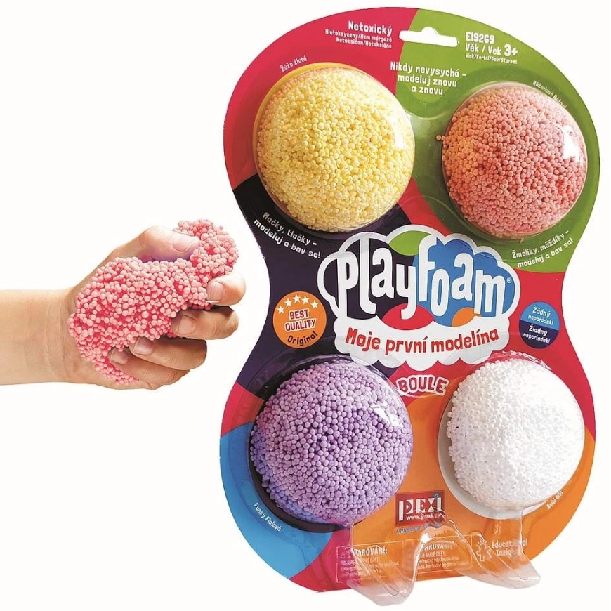 Alexander PlayFoam® Ball Set, 4 pcs – G (girls' colors)