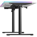 ULTRADESK QUEST mängulaua, 140x70cm, 72-120cm, must-valge ULTRADESK QUEST mängulaua, 140x70cm, 72-120cm, must-valge