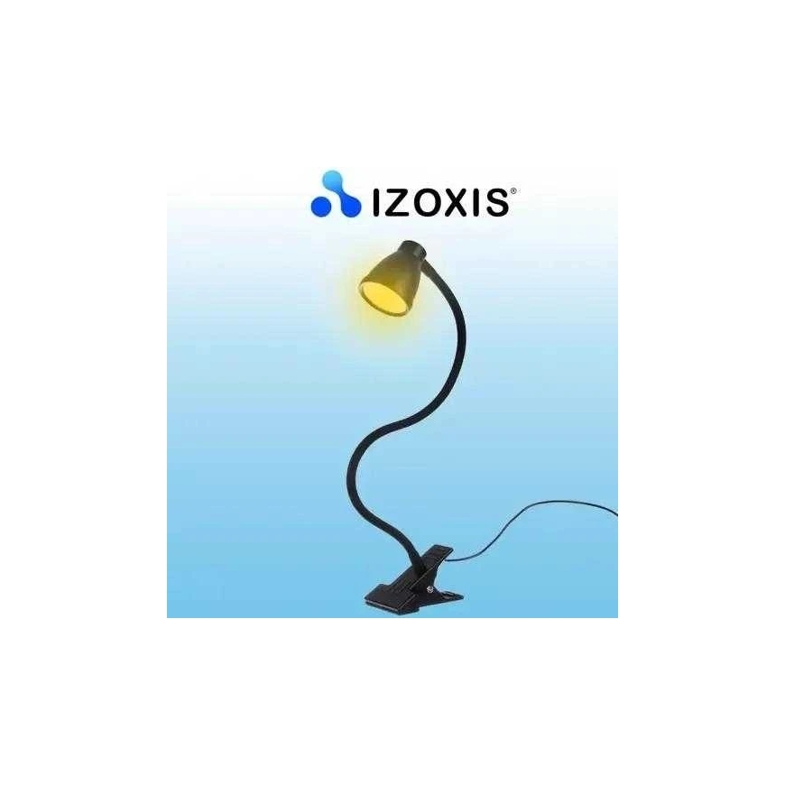 USB Pöytälamppu pidikkeellä - musta Izoxis – 4