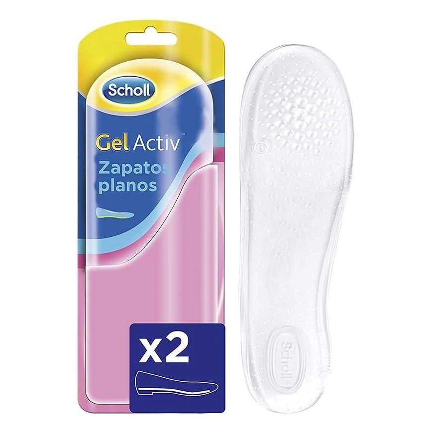 "Scholl GelActiv" insoles for flat shoes, size 35-40.5
