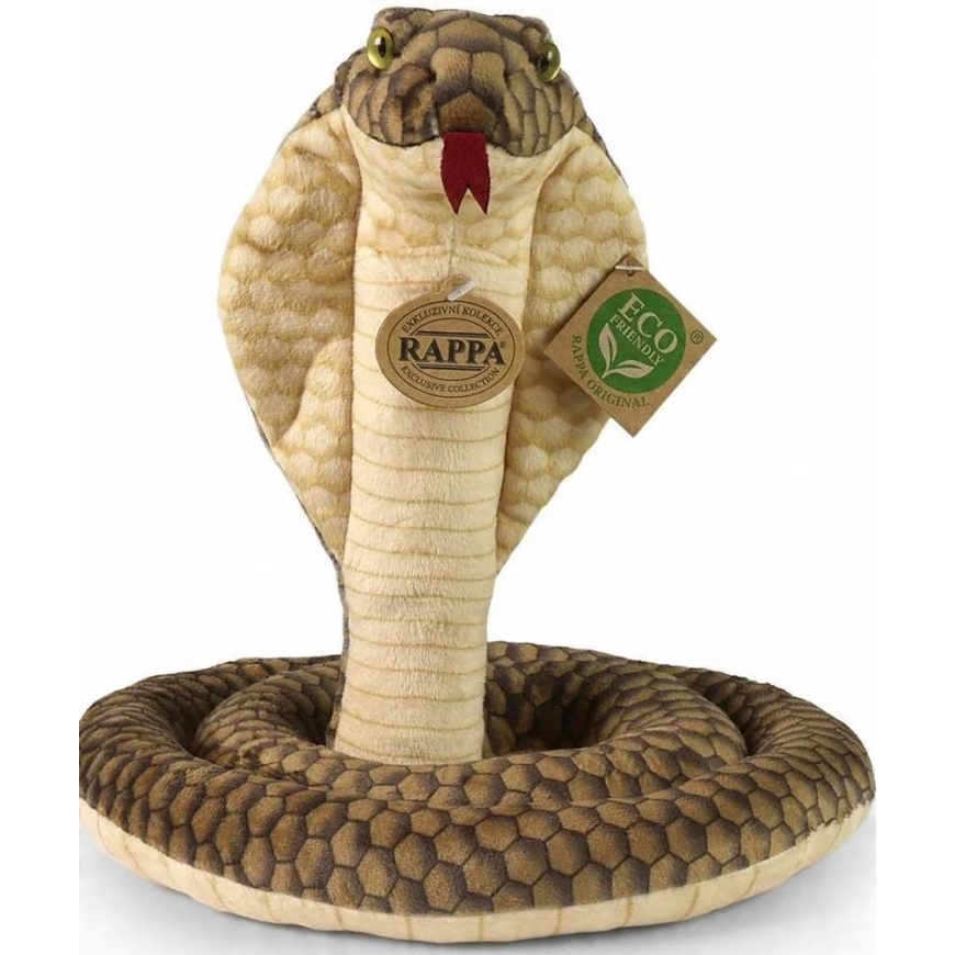 Rappa Eco-Friendly Plush Toy - Cobra, 127 cm
