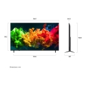 LG QNED evo AI MiniLED 75QNED8EB3A 190,5 cm (75") 4K Ultra HD Smart TV „Wi-Fi“ Juoda LG QNED evo AI MiniLED 75QNED8EB3A 190,5 cm (75") 4K Ultra HD Smart TV „Wi-Fi“ Juoda