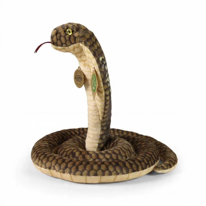 Rappa Eco-Friendly Plush Toy - Cobra, 127 cm – 3