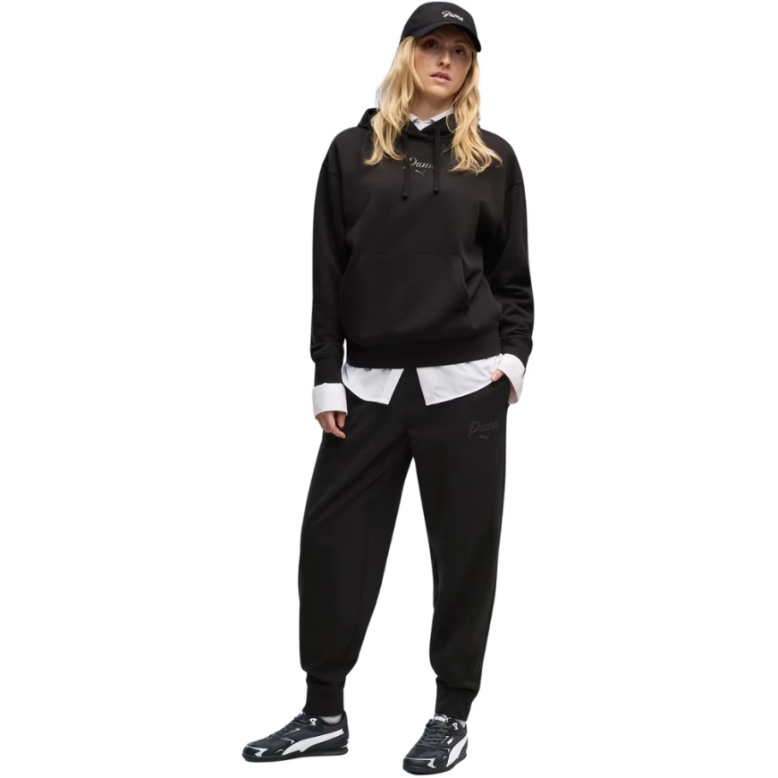 Naistelt püksid Puma ESS Script Comfort must 694067 01 (S) – 5