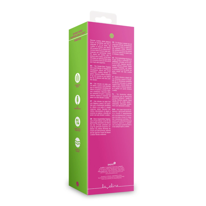 Loveline By Shots Divpusējais klitora un G-punkta vibrators – 3