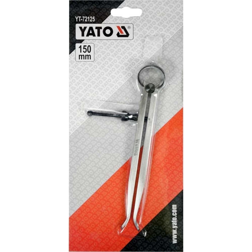 Yato Toya Sa Poland Slankmatis vidinis su varžtu / vidiniams matavimams | 150 mm (YT-72125) – 5