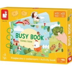 GRAMATA Janod Busy Book Ferma Uzdevumu Grāmata J03339